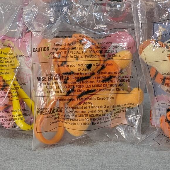 Sealed NIP 2000 McDonald's Happy Meal Toys Winnie the Pooh Set of 5 - Picture 6 of 8